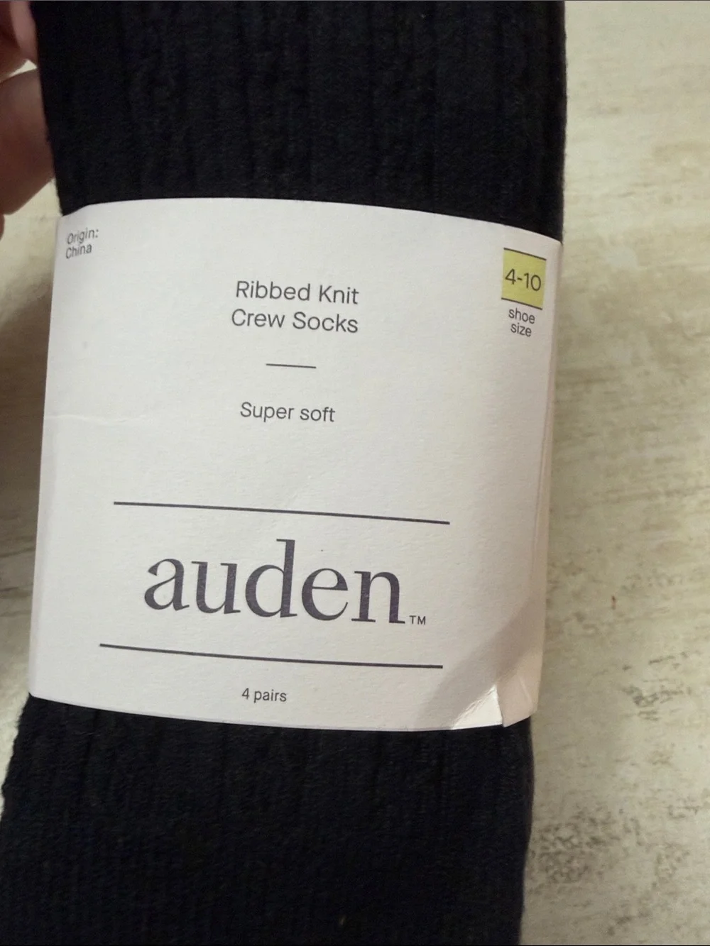 Auden soft ribbed